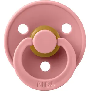 Bibs Fopspeen Latex Round 6-18mnd Dusty Pink pas cher