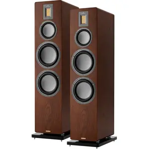 Enceintes colonne Audiovector QR7 SE Noyer foncé pas cher