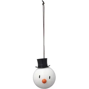Hoptimist Snowman Kersthanger 5,2 x 5,8 x 6,8 cm 2 stuks White pas cher