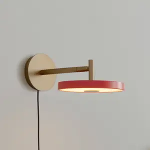 Umage Asteria Wall Short Wandlamp Nuance Rose - Voor Binnen - Dimbaar - LED - Roze