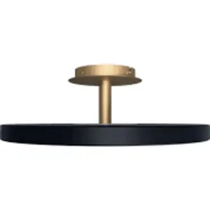 Umage Asteria Up Large Plafondlamp Black - Plafonnière - Metaal - LED lamp - Dimbaar - Ø60 cm - Wit