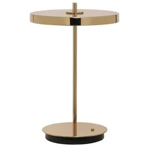 Umage Asteria Tafellamp LED Oplaadbaar Ø20 Polished Brass