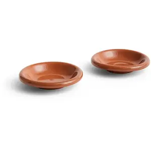 HAY - Barro Keramikschalen Ø20 cm - 2er-Pack (Natur), Saladier + bol pas cher