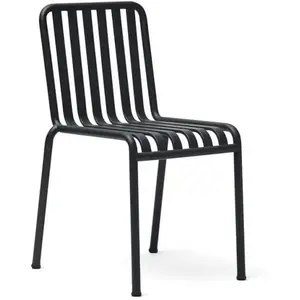 Hay Chaise de jardin noire l 47 x H 80 x P 56 cm pas cher