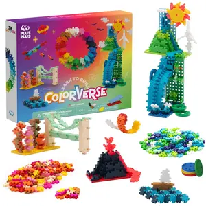 Plus-Plus Jeu de construction Plus Plus Kit découverte Couleurs 1000 pièces