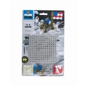 Kit base de construction surface lunaire Plus Plus 70 pièces pas cher