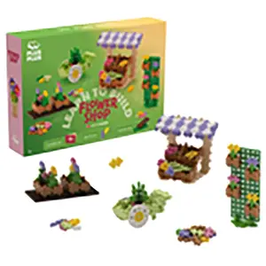 Plus-Plus 600 Kreativ Bausteine Blumenladen pas cher