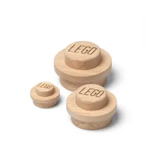 LEGO Patère à Fixer en chêne Pack de 3 - Chêne Clair pas cher
