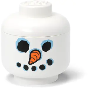 LEGO Autre Grande boîte de rangement Tête de bonhomme de neige 5009865 pas cher