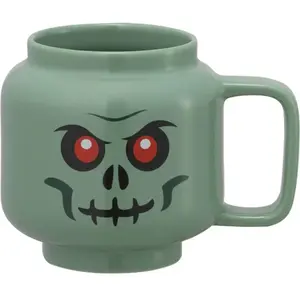 LEGO - Keramische Mok Hoofd Skelet Groen 255 ml - Keramiek - Groen