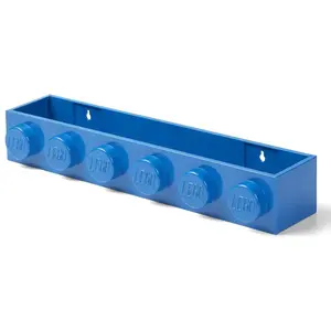 LEGO Autre Étagère en forme de brique longue - bleue 5006613 pas cher