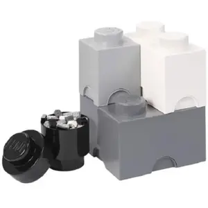 Lego - Opbergbox Brick Set van 4 Stuks - Polypropyleen - Multicolor