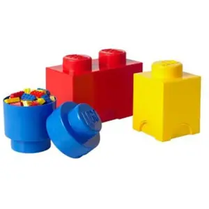 Lot de 3 boîtes de rangement LEGO® pas cher