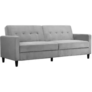 LOFT24 Hartford Ii - Canapé-lit 3 Places En Tissu Gris pas cher