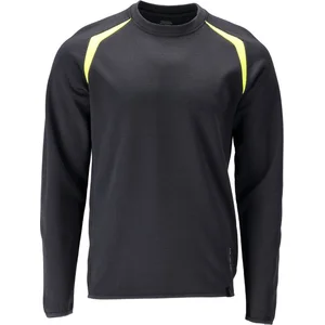 Mascot Accelerate Multisafe Sweatshirt 21584-337 - donkermarine/hi-vis geel - SVendu parbol