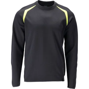 Mascot Accelerate Multisafe Sweatshirt 21584-337 - donkermarine/hi-vis geel - 2XL pas cher
