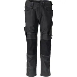 Comparateur de prix : Mascot Unique Broek met kniezakken 21979-459 - zwart/donkerantraciet - C60 - 82