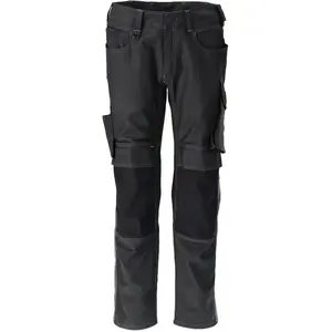 Mascot Unique Broek met kniezakken 21979-459 - zwart/donkerantraciet - C49 - 90 pas cher