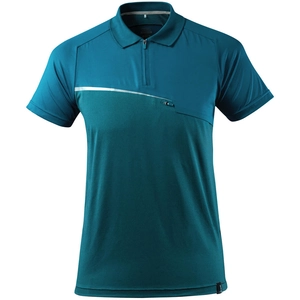 Comparateur de prix : Mascot Advanced Poloshirt met borstzak 17283-945 - donkerpetrol - S