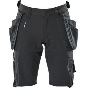 Mascot Advanced short - 17149-311 - afritsbare spijkerzakken - marine - maat C54 pas cher