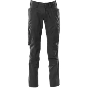 Comparateur de prix : Pantalon de travail avec poches genouillères Mascot Accelerate - 18579-442-Noir-76-46