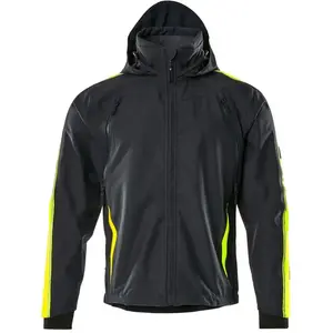 Comparateur de prix : Mascot Hardwear Shell jas 15001-222 - Zwart/hi-vis geel - L