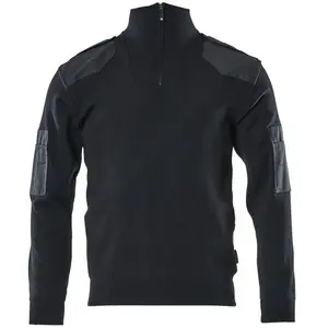 Mascot Frontline Gebreide trui met korte rits 17205-939 - donkermarine - 2XL pas cher