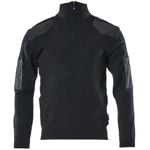 Mascot Frontline Gebreide trui met korte rits 17205-939 - donkermarine - 4XL pas cher