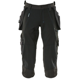 Mascot Advanced Driekwart broek met spijkerzakken 17049-311 - Zwart - C68 pas cher