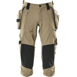Mascot Advanced Driekwart broek met spijkerzakken 17049-311 - lichtkhaki - C68 pas cher