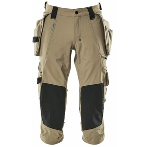 Mascot Advanced Driekwart broek met spijkerzakken 17049-311 - lichtkhaki - C64 pas cher