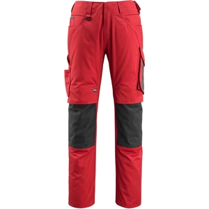 Mascot Unique Broek met kniezakken 12679-442 - Rood/Zwart - C45 - 82 pas cher