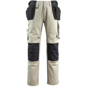 Comparateur de prix : Mascot Unique Broek met spijkerzakken 14031-203 - lichtkhaki/zwart - C52 - 82