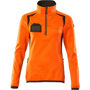 Mascot Accelerate Safe Fleecetrui met korte rits 19353-316 - hi-vis oranje/donkerantraciet - S pas cher