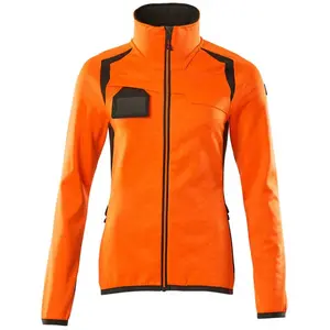 Mascot Accelerate Safe Fleecetrui met rits 19453-316 - hi-vis oranje/donkerantraciet - 4XL pas cher