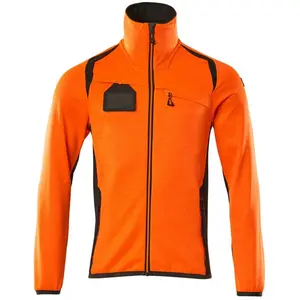 Mascot Accelerate Safe Fleecetrui met rits 19403-316 - hi-vis oranje/donkerantraciet - L pas cher