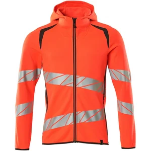 Mascot Accelerate Safe Capuchontrui met rits 19284-781 - hi-vis rood/donkerantraciet - L pas cher