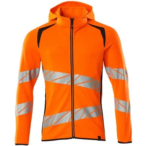Mascot Accelerate Safe Capuchontrui met rits 19284-781 - hi-vis oranje/donkermarine - S pas cher
