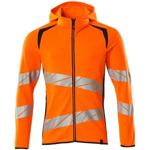 Mascot Accelerate Safe Capuchontrui met rits 19284-781 - hi-vis oranje/donkermarine - 5XL pas cher