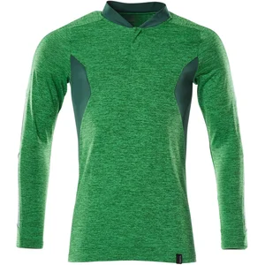 Comparateur de prix : Mascot Accelerate Poloshirt, met lange mouwen 18081-810 - helder groen-gemêleerd/groen - M