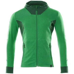 Mascot Accelerate Capuchontrui met rits 18584-962 - helder groen/groen - 2XL pas cher