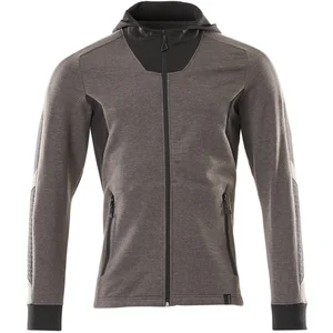 Mascot Accelerate Capuchontrui met rits 18584-962 - donkerantraciet/zwart - 3XL pas cher