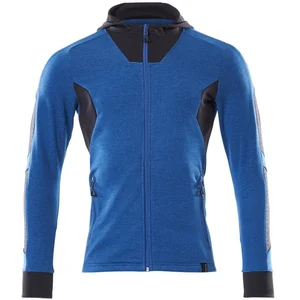 Mascot Accelerate Capuchontrui met rits 18584-962 - helder blauw/donkermarine - M pas cher