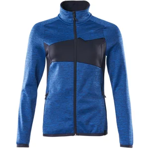 Mascot Accelerate Fleecetrui met rits 18153-316 - helder blauw/donkermarine - 5XL pas cher