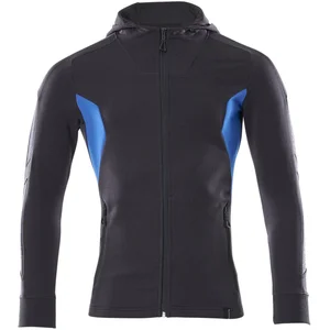 Mascot Accelerate Capuchontrui met rits 18584-962 - donkermarine/helder blauw - XL pas cher