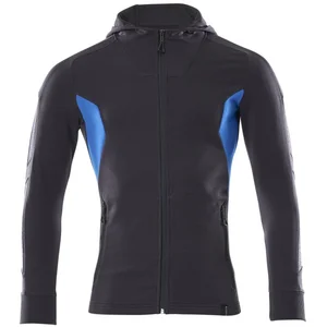 Mascot Accelerate Capuchontrui met rits 18584-962 - donkermarine/helder blauw - 3XL pas cher