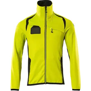 Mascot Accelerate Safe Fleecetrui met rits 19403-316 - Hi-Vis geel/zwart - L pas cher
