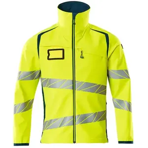 Mascot Accelerate Safe Softshell Jas 19002 - Mannen - Geel/Petrol - M pas cher