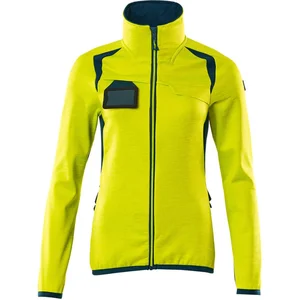 Mascot Accelerate Safe Fleecetrui met rits 19453-316 - hi-vis geel/donkerpetrol - S pas cher