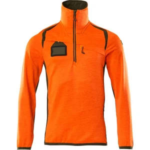 Comparateur de prix : Mascot Accelerate Safe Fleecetrui met korte rits 19303-316 - hi-vis oranje/mosgroen - S